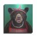 Loon Peak® Mama Bear by Lucia Heffernan - Unframed Painting on Metal in Brown/Green | 24 H x 24 W x 0.13 D in | Wayfair