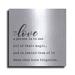 Trinx To Love by Misty Michelle - Unframed Textual Art on Metal in Gray | 12 H x 12 W x 0.13 D in | Wayfair F478CA9EE59A46ACB7AC23E2C80816A3