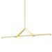 3060-AGB-Hudson Valley Lighting-Jonas - 26W 1 LED Island Pendant-10.5 Inches Tall and 5.5 Inches Wide-Aged Brass Finish