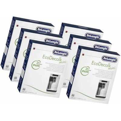 Ersatzteil - Set 6 Mini-Entkalkern (2 x 100 ml) pro Paket EcoDecalk - Delonghi simac