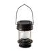 Wovilon Hanging Outdoor Solar Lights Lanterns Metal Waterproof With Clear Glass Hook Wall Lights Fixture Garden Lights For Porch Fence Yard