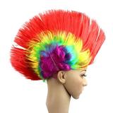 Fashion Rainbow Wig Curly Hair Colorful Wigs For Women And Girls Anime Role Play Wig Wigs Colorful Straight Hair Girls Easter Party Hair Bundles Lace Frontal Lace
