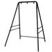 GZXS Upgraded Hammock Chair Stand Metal Swing Stand Frame Heavy Duty Steel Hammock Stand Only for Porch Backyard Indoor or Outdoor Black
