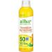 Alba Botanica Sunscreen for Face and Body Hawaiian Coconut Sunscreen Spray Broad Spectrum SPF 50 Sunscreen Water Resistant and Biodegradable 6 fl. oz. Bottle 6 Ounce (Pack of 1)