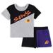 Toddler Black/Gray Phoenix Suns Super Star T-Shirt & Shorts Set