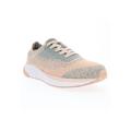 Wide Width Women's Ec-5 Sneaker by Propet in Grey Peach (Size 9 W)