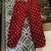 Disney Pants | Disney Parks Mickey Red And White Pajama Pants Size Xxl | Color: Red/White | Size: Xxl