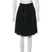 Louis Vuitton Skirts | Black Louis Vuitton Mini Skirt With Tonal Stitching | Color: Black | Size: M