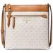 Michael Kors Bags | New Michael Kors Signature Jet Set Charm Small North South Flat Crossbody Large | Color: Brown/Cream | Size: Large