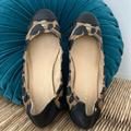 Coach Shoes | Coach Camilla Black & Tan Leopard-Print Loafer Shoes | Color: Black/Tan | Size: 39