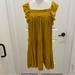 Free People Dresses | Free People Xs Mustard Yellow Spring Dress | Color: Gold/Yellow | Size: Xs