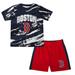 Infant Navy/Red Boston Red Sox Stealing Homebase 2.0 T-Shirt & Shorts Set