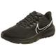 NIKE Women's Nike Air Zoom Pegasus 39 Sneaker, Black Black Black Reflect Silver, 4 UK