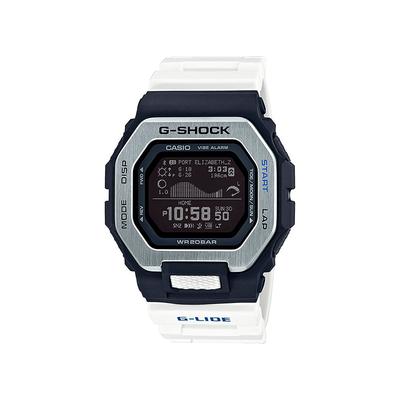 Casio Tactical G-Shock G-Glide Step Tracker Tide Watch White One Size GBX-100-7CR