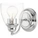 Montgomery 1 Light Polished Chrome Vanity Sconce