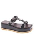 ALL BLACK Pyramid T Sandal - Womens Euro 41 US 10.5 Black Sandal Medium