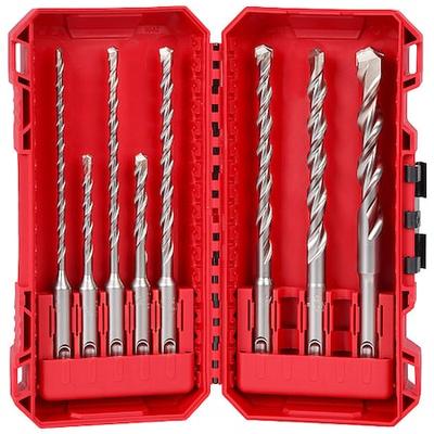 MILWAUKEE TOOL 48-20-7673 8 pc. 2-Cutter M/2 SDS-Plus Rotary Hammer Drill Bit