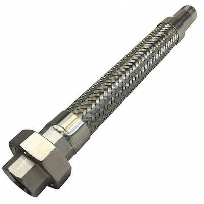 ZORO SELECT 08PL-CA11-0240-11D-38D Flexible Metal Hose,1/2 in. dia,24 in L