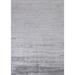 Grey Tribal Solid Gabbeh Oriental Area Rug Hand-Knotted Wool Carpet - 8'3" x 9'9"