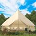 VEVOR Canvas Tent 4 Seasons Breathable 100% Cotton Canvas Yurt Tent - w/Stove Jack