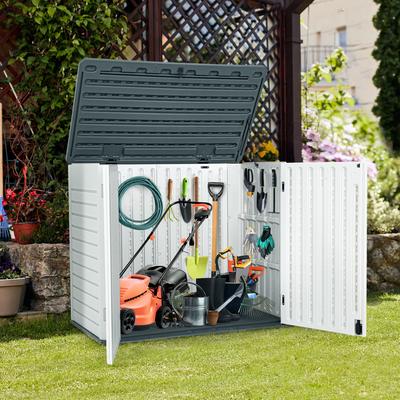 4.25 ft. W x 2.4 ft. D Resin Storage Shed