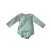 ZHAGHMIN Baby Winter Suit Baby Unisex Cotton Candy Color Solid Long Sleeve Cotton Romper Bodysuit Clothing Fashion Baby Boy Clothes Cat And Boys Thermal 18 Month Boy Outfit Full Sleeve Tops For Baby