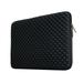 LLAYOO 13 Inch Laptop Sleeve Diamond Foam Shock Resistant Case Cover Bag Compatible with 13.3 MacBook Air Pro M1 A2337 A2338 A1932 A1989 A2159 A2179 A2251 A2289 for 13.3 Notebook Chromebook(Black)