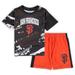 Infant Brown/Orange San Francisco Giants Stealing Homebase 2.0 T-Shirt & Shorts Set