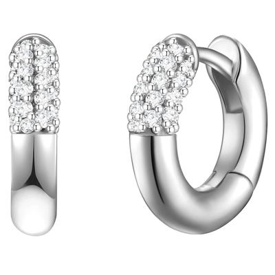 Glanzstücke München Creolen Sterling Silber Zirkonia in 13,9 mm Damen Image