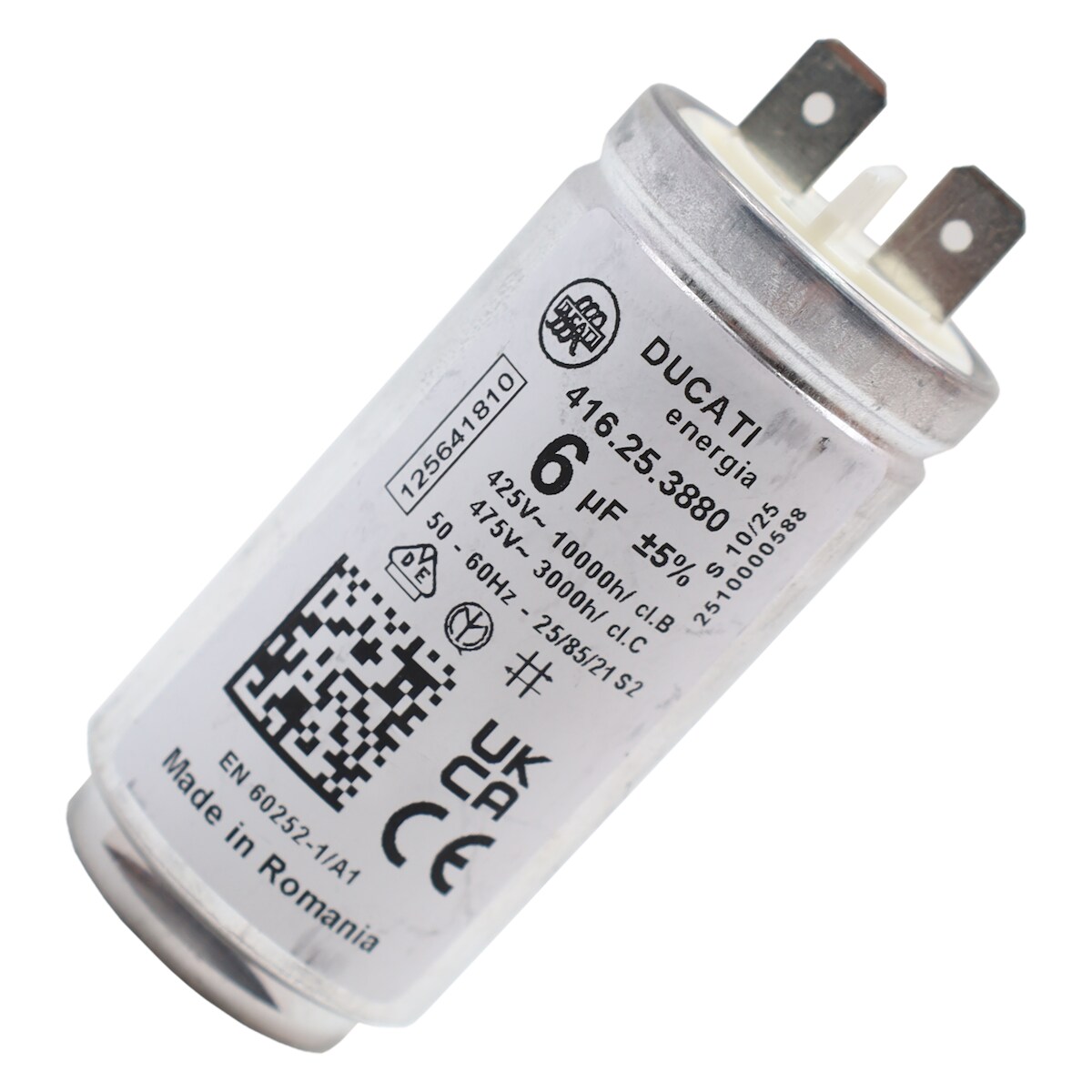 Kondensator AEG Electrolux 125641810/2 Motor 6,00µF 425/475V für Trockner Image