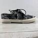Polo By Ralph Lauren Shoes | 486esa Polo Faxon Low Canvas Camo Men's Laceup Sneakers Size 12 | Color: Gray/Silver | Size: 12