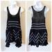 Free People Dresses | Free People Voile & Lace Trapeze Slip Black Xs | Color: Black/Gray | Size: Xs