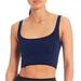 Free People Tops | Free People Intimately Navy Blue Scoop Neck Crop Tank Nwt Size Xs/S | Color: Blue | Size: Xs/S