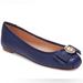 Kate Spade Shoes | Kate Spade Ballet Flat Sz 6.5 | Color: Blue/Gold | Size: 6.5
