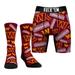 Men's Rock Em Socks Washington Commanders All-Over Logo Underwear and Crew Combo Pack