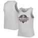 Women's Soft as a Grape Gray San Diego Padres Plus Size High Neck Tri-Blend Tank Top