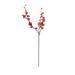 Yinkuu 3pcs Artificial Plum Blossom Flower Home Decoration Real Touch Elegant Silk Cloth 1PC Plastic Iron Wire DIY Beach Theme