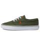 Polo Ralph Lauren POLO RALPH LAUREN Faxon X Low-Top Canvas Sneaker, Dark Sage/Orange Pp, 14 UK