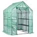 Garden Elements 56.22" W x 56.22" D Greenhouse Steel in Black/Gray | 76.77 H x 56.22 W x 56.22 D in | Wayfair 643952007156