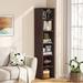 HONGYAN 70.87" H x 11.81" W Cube Bookcase Wood in Brown | 70.87 H x 11.81 W x 11.81 D in | Wayfair XL-HQ22-WF