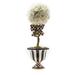 MacKenzie-Childs Topiary Drop-in - Small Ceramic in White/Black | 19 H x 7 W x 7 D in | Wayfair 35514-1815