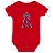 Newborn & Infant Red Los Angeles Angels Primary Team Logo Bodysuit