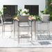 Etta Avenue™ Latoya 30" Patio Bar Stool in Gray | 44 H x 22 W x 19 D in | Wayfair 13411594C3D2427B8C003E43D251B0DF