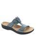 Clarks Laurieann Madi - Womens 9 Blue Sandal W