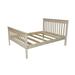 Red Barrel Studio® Solid Wood Panel Bed Wood in White | 47 H x 47 W x 85 D in | Wayfair 7ED59ED3FD7A4EFE8C0E27E8CF51BB53