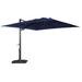 Arlmont & Co. Muskarn 10' Square Cantilever Umbrella in Blue/Navy | 94.5 H x 120 W x 120 D in | Wayfair 7BC7AC2D33F84FCD802EE00A3EC85362