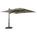 Arlmont & Co. Moona 13' x 10' Rectangular Cantilever Umbrella in Brown | 103.6 H x 156 W x 120 D in | Wayfair 4734E517BB514F109419C890E13C3E19
