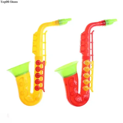 Saxophone musical d'apprentissage en plastique pour bébés et enfants jouets éducatifs précoces