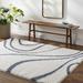 Hadia 7'10" x 10' Modern Rose Cream/Royal Denim/Medium Gray/Smoke/Nutmeg Area Rug - Hauteloom