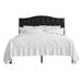 CraftPorch Classic Linen Button Tufted Upholstered Platform Bed